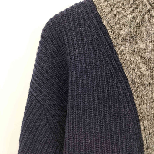 バイグラッドハンド BY GLADHAND RED GENT - JEEP KNIT バイカラー ニットセーター メンズ L