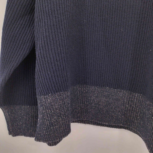 バイグラッドハンド BY GLADHAND RED GENT - JEEP KNIT バイカラー ニットセーター メンズ L