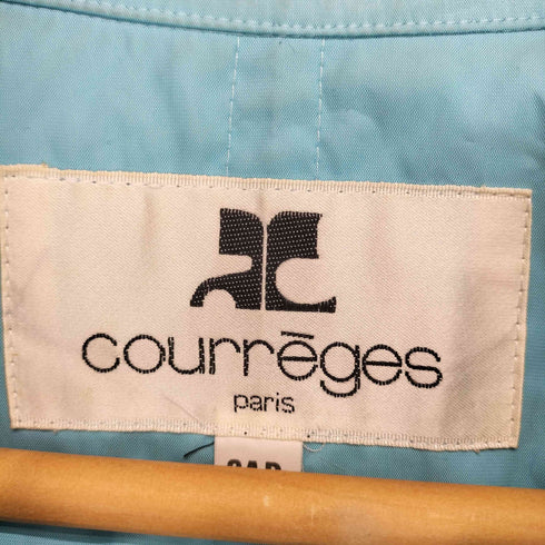 クレージュ courreges ナイロンステンカラーコート レディース 9AR