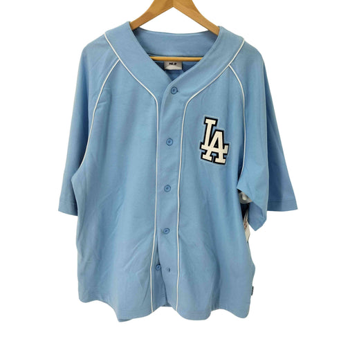 エムエルビーコリア MLB KOREA ベースボールシャツ LOS ANGELES メンズ import:XL