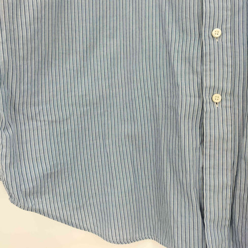 ポロバイラルフローレン Polo by RALPH LAUREN 90-00s ポニー無し ストライプ クレリックシャツ メンズ XLT
