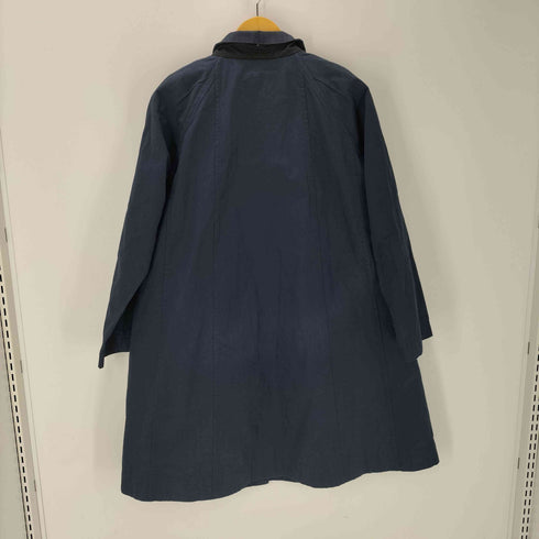 ハートイッセイミヤケ Haat ISSEY MIYAKE ライナー付き オーガニック コットン デザイン スタンド カラー 比翼 ロング コート レディース JPN:2