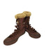 コンバース CONVERSE ファー ハイカットスニーカー レディース JPN:24.5