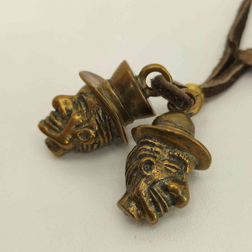 グラッドハンド GLADHAND Brothers Charm ブラザーズチャーム レザー ネックレス メンズ