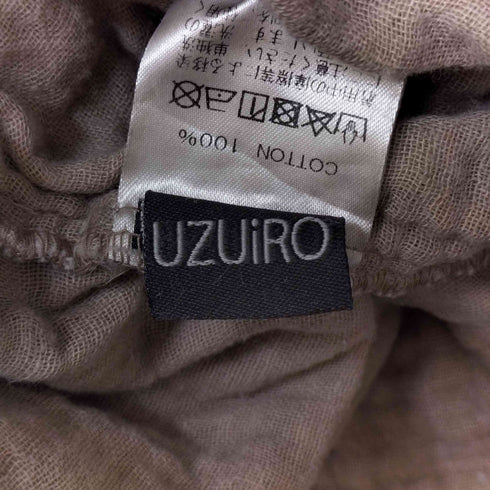 uzuiro ガーゼ 長袖トップス レディース