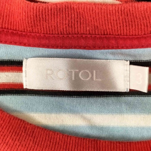 ロトル ROTOL WIDE TWIST LONG SLEEVE TEE BORDER メンズ JPN:3