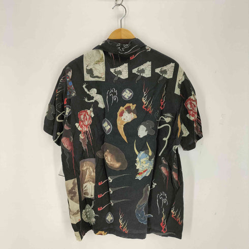 ワコマリア WACKO MARIA 18SS 天国東京お化け図 S/S HAWAIIAN SHIRT メンズ JPN:L