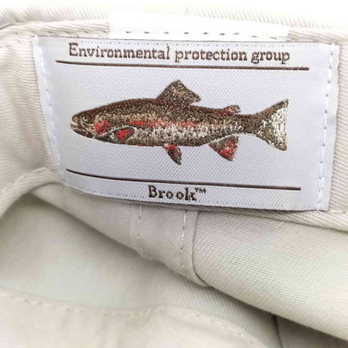 Brook ロゴ刺繍6パネルキャップ メンズ