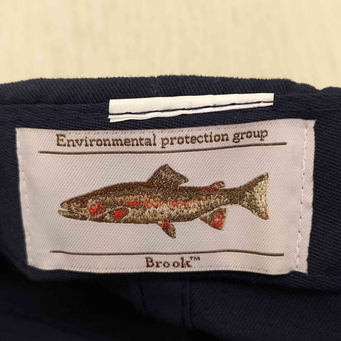 Brook ロゴ刺繍6パネルキャップ メンズ
