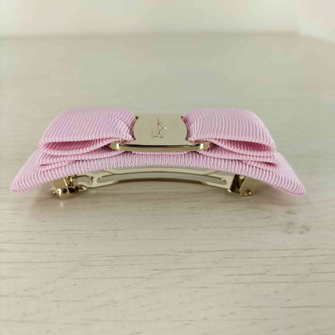 サルヴァトーレフェラガモ Salvatore Ferragamo リボン ヘア バレッタ レディース