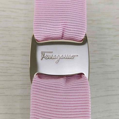 サルヴァトーレフェラガモ Salvatore Ferragamo リボン ヘア バレッタ レディース