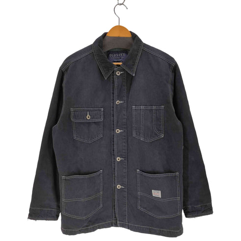 オールドネイビー OLD NAVY 90S OUTDOOR STYLE コーデュロイ切り替え カバーオール メンズ import:S