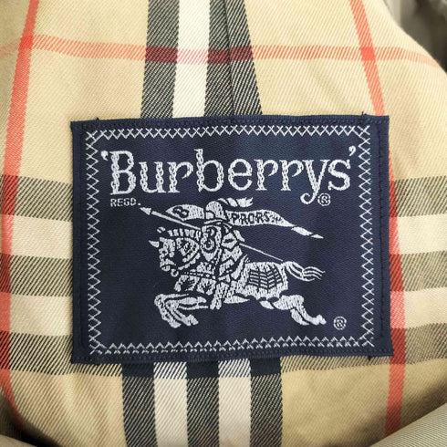 バーバリーズ BURBERRYS 裏地ノバチェック比翼ステンカラーコート メンズ 165