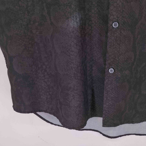 アンリラクシング unrelaxing パイソン柄 L/S シャツ メンズ
