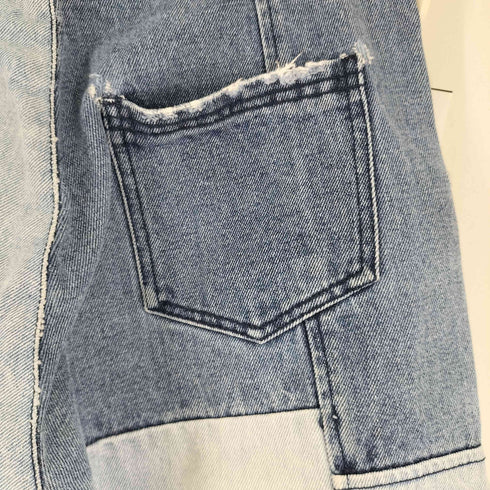 LB-03 パッチワーク デニムパンツ レディース JPN:M