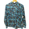 アズノゥアズドゥバズ as know as de base CHKに浮かぶロボSH チェック シャツ レディース JPN:1