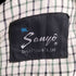 サンヨー SANYO 玉虫 裏地チェック比翼ステンカラーコート メンズ