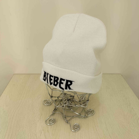 BIEBER ロゴ刺繍 ビーニー メンズ