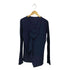 ヨウジヤマモト Yohji Yamamoto SUPER 100 WOOL FRAISE DRAPE DETAIL R NECK LONG SLV T レディース 2