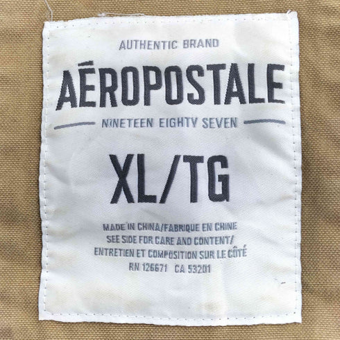 エアロポステール AEROPOSTALE スタンドカラー ワークジャケット メンズ JPN:XL