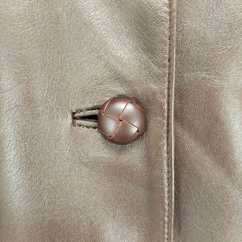 Close up studio lamb leather ラムレザーロングコート レディース 11