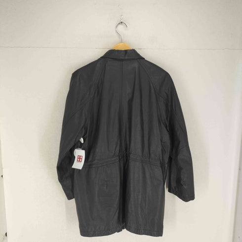 RECUERDO CLUB cow leather 裏地キルティングカウレザーカーコート メンズ M
