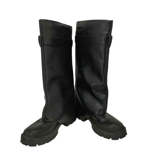 ザラ ZARA ニーハイ ゲートル ブーツ レディース 38