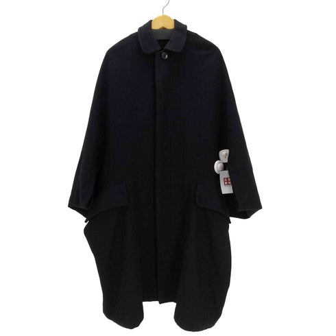 トリココムデギャルソン tricot COMME des GARCONS AD1996 90S ウール ナイロン 混紡 バルマカーン ステンカラーコート メンズ