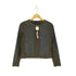サクラ SACRA lamb leather ラムレザー切替ダブルジップシングルライダースジャケット レディース 38