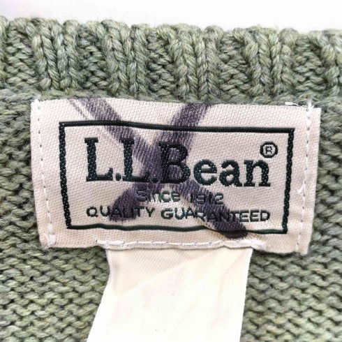 エルエルビーン L.L.Bean Vネック コットン ニット レディース XS-REG