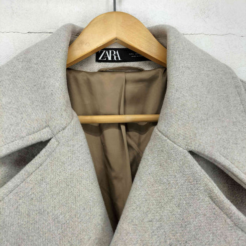ザラ ZARA WITH WOOL ウールトレンチコート メンズ L