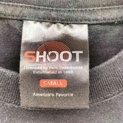 SHOOT ボディ バンド グラフィック プリント S/S クルーネック Tシャツ メンズ import:S
