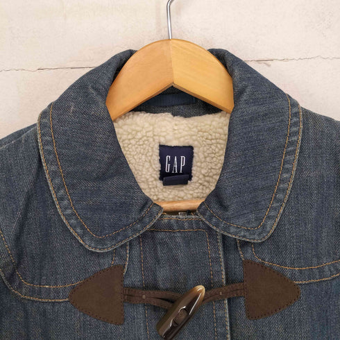 ギャップ Gap 00s OLD 裏地ボアフロントトグルボタンデニムジャケット レディース S