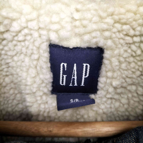 ギャップ Gap 00s OLD 裏地ボアフロントトグルボタンデニムジャケット レディース S