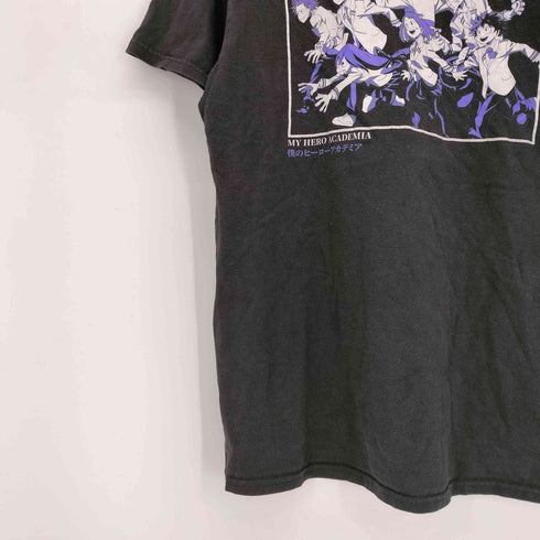 アニメ キャラクター プリント S/S クルーネック Tシャツ メンズ import:M