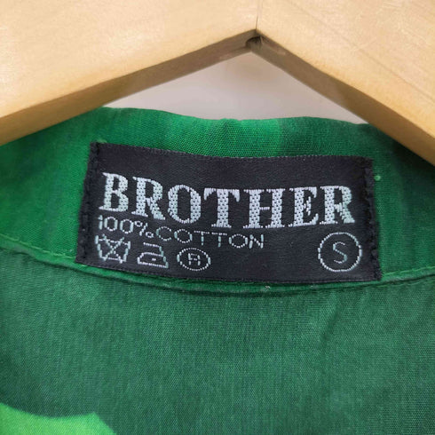 BROTHER ドラゴンプリントシャツ メンズ S