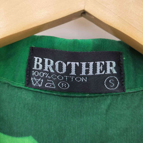 BROTHER ドラゴンプリントシャツ メンズ S