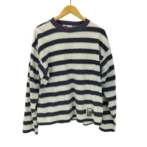 RE union 90S ボーダー ペイント L/S カットソー ロンT メンズ import:L