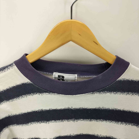 RE union 90S ボーダー ペイント L/S カットソー ロンT メンズ import:L