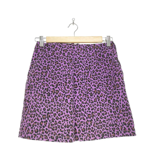 エックスガール X-girl Y2K レオパード柄 ミニ スカート レディース JPN:2