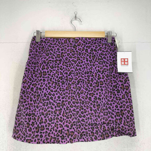 エックスガール X-girl Y2K レオパード柄 ミニ スカート レディース JPN:2