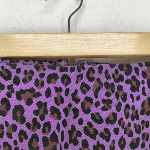 エックスガール X-girl Y2K レオパード柄 ミニ スカート レディース JPN:2