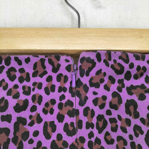 エックスガール X-girl Y2K レオパード柄 ミニ スカート レディース JPN:2