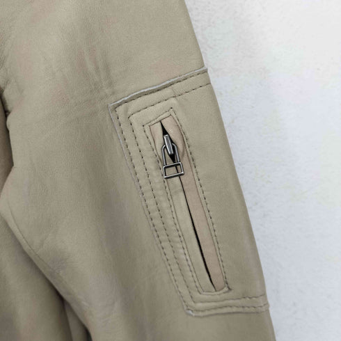 アンタイトル UNTITLED lamb leather ラムレザーシングルライダースジャケット レディース