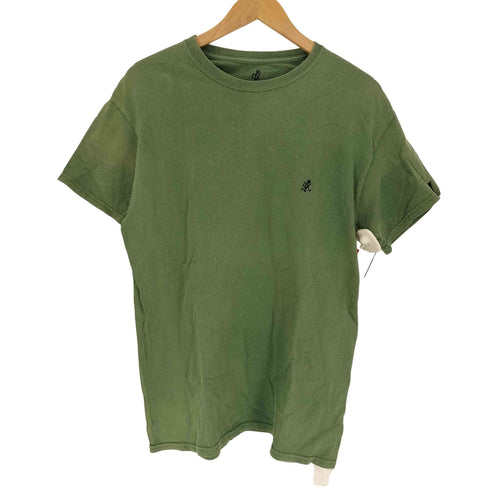 グラミチ GRAMICCI ロゴ刺繍 クルーネック S/S Tシャツ メンズ import:M