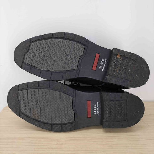 リーガル REGAL 31NR GORE TEX ゴアテックス プレーントゥ レザー シューズ メンズ JPN:24