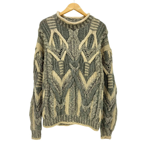 ダニエルエシュテル DANIEL HECHTER ロールネック 3D ケーブル ニット メンズ import:M