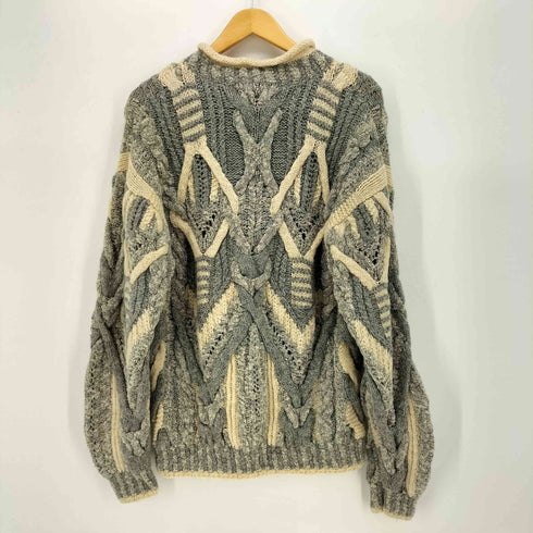 ダニエルエシュテル DANIEL HECHTER ロールネック 3D ケーブル ニット メンズ import:M