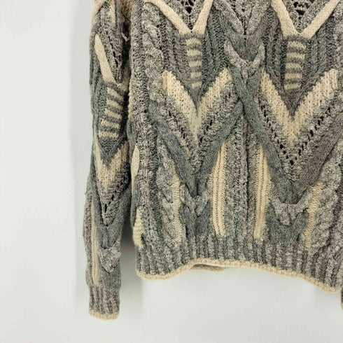 ダニエルエシュテル DANIEL HECHTER ロールネック 3D ケーブル ニット メンズ import:M