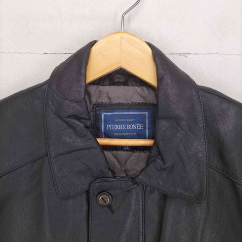 PIERRE BONEE cow leather カウレザーカーコート メンズ LL